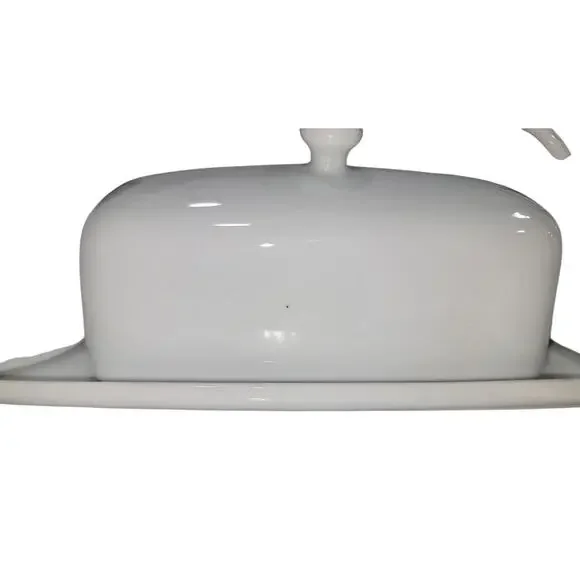 Pottery Barn GREAT WHITE Condiment Service Butter Jam Sugar  display picture 1